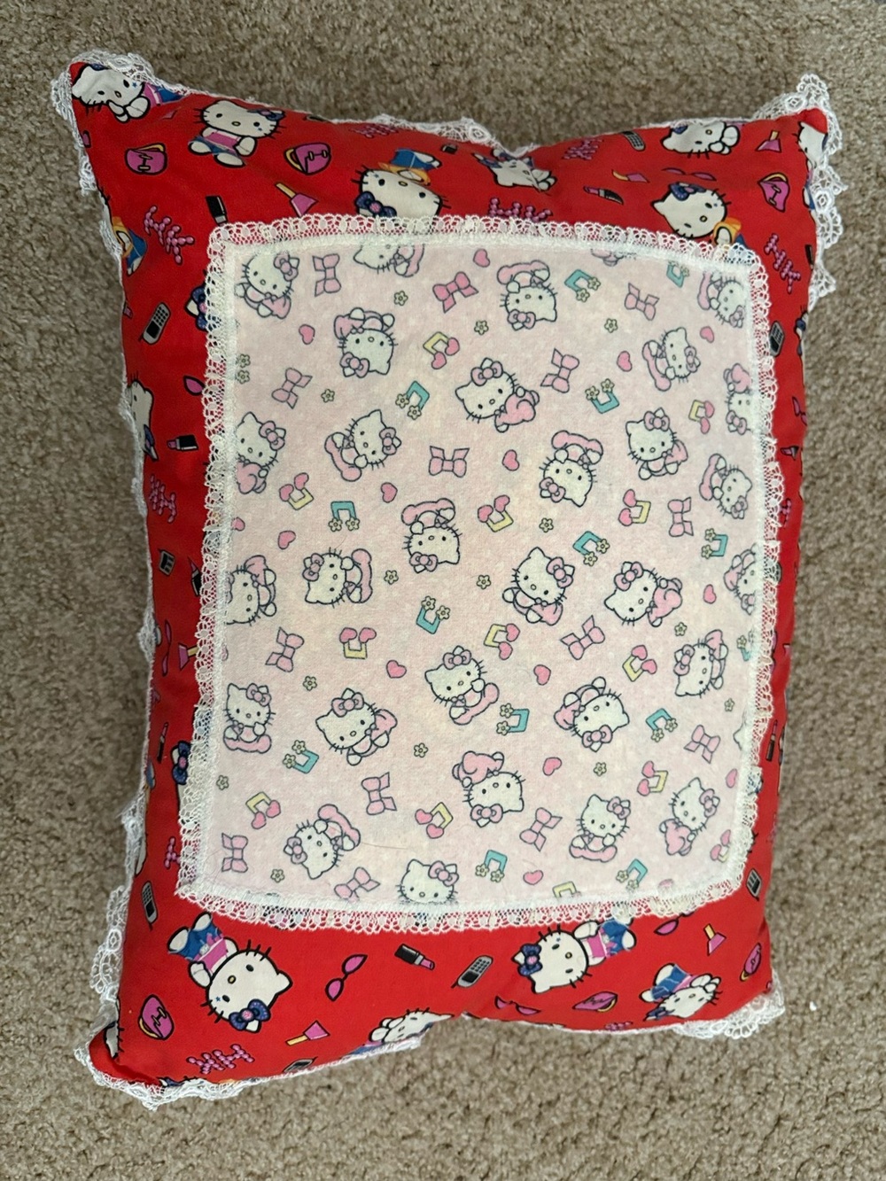Hello Kitty Handmade Pillow Case Decorative Throw Pillow